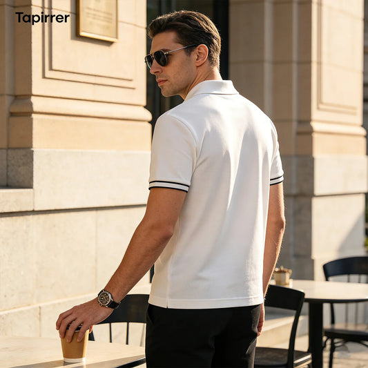 Wool Blend Polo Shirt