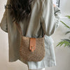 Woven Straw Beach Bag