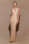 Strapless Backless Maxi Dress