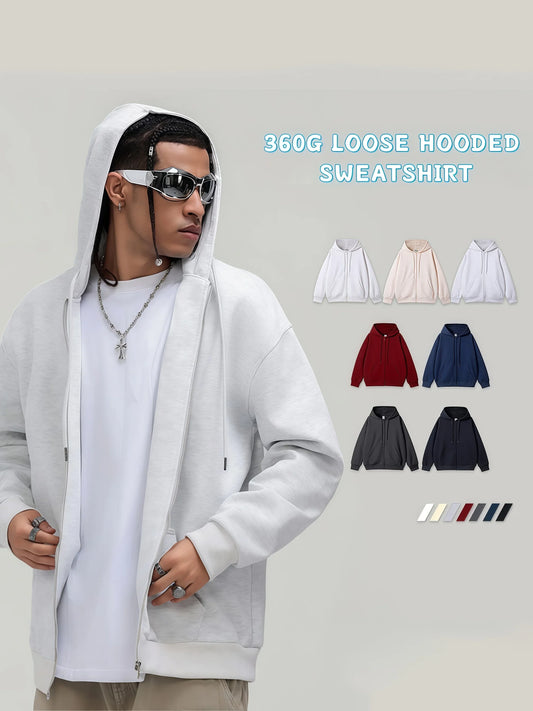Oversized Fleece Hoodie Sweatshirt