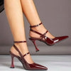 Pointed Toe Stiletto Sandals