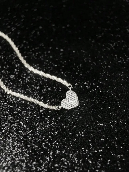 Sterling Silver Heart Necklace