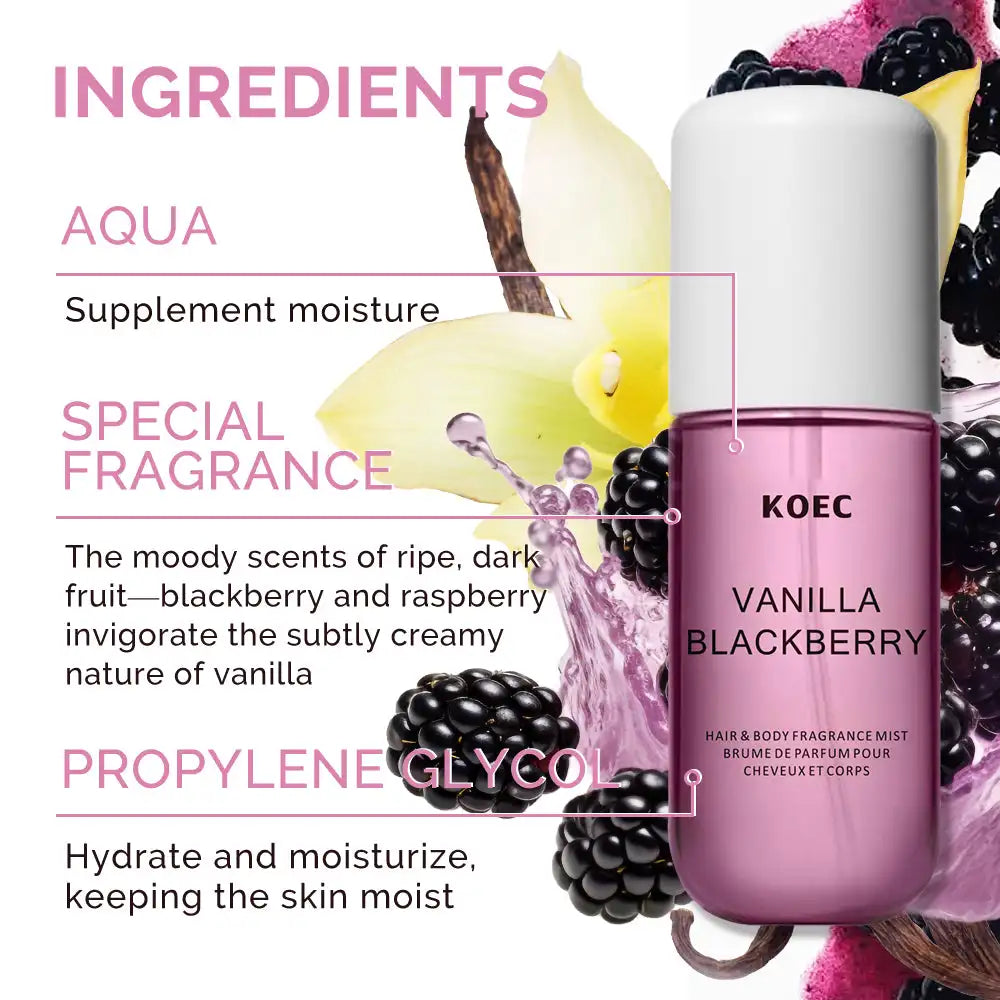 Vanilla Blackberry Fragrance Mist