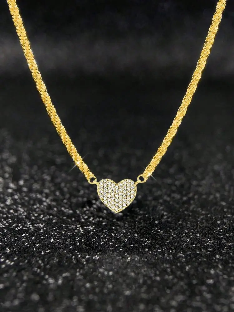 Sterling Silver Heart Necklace