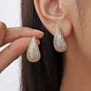 Zircon Water Drop Earrings