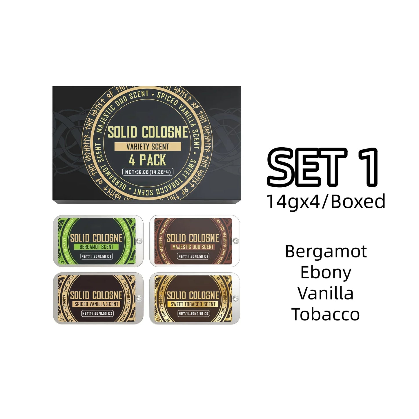Woody Solid Perfume Balm