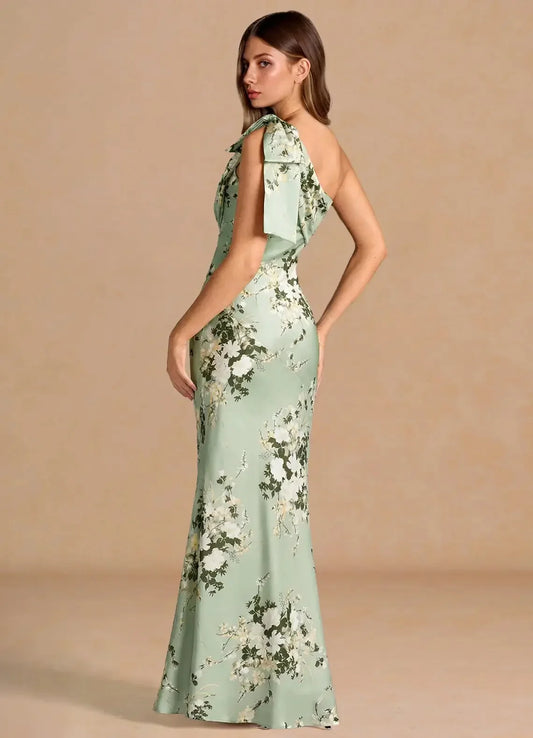 Floral Embroidered Mermaid Dress