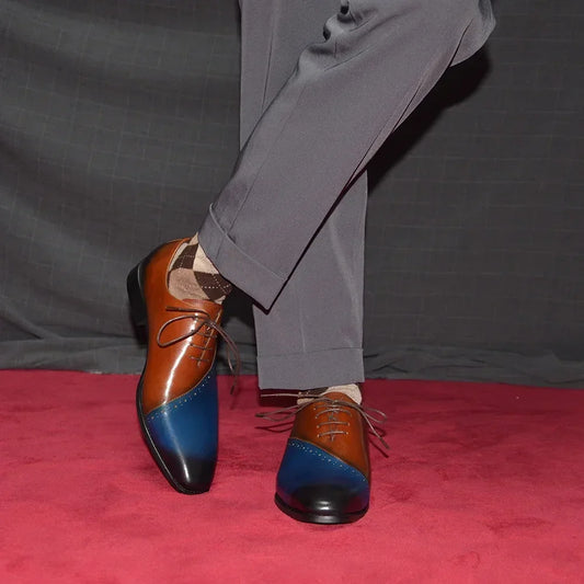 Genuine Leather Oxford Shoes