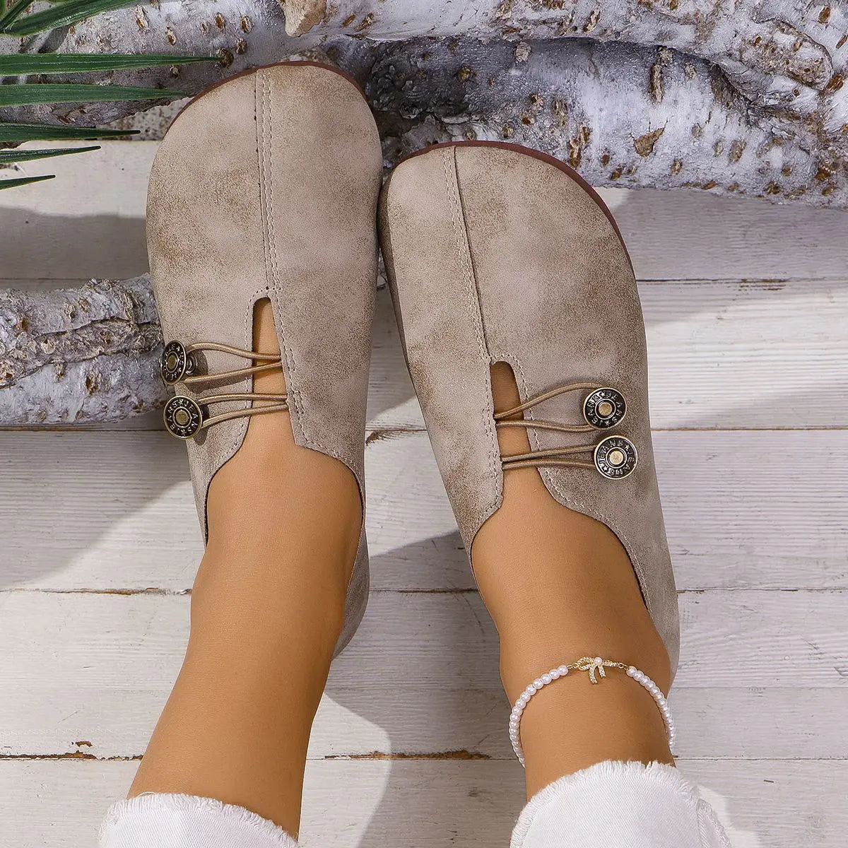 Soft Leather Casual Flats