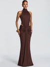Backless Bodycon Maxi Dress