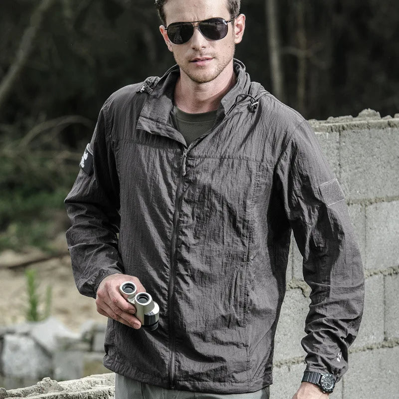 Lightweight Tactical Hooded Jacket