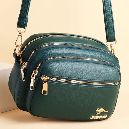 Soft Leather Messenger Bag
