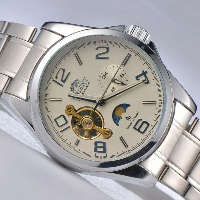 Automatic Tourbillon Steel Watch