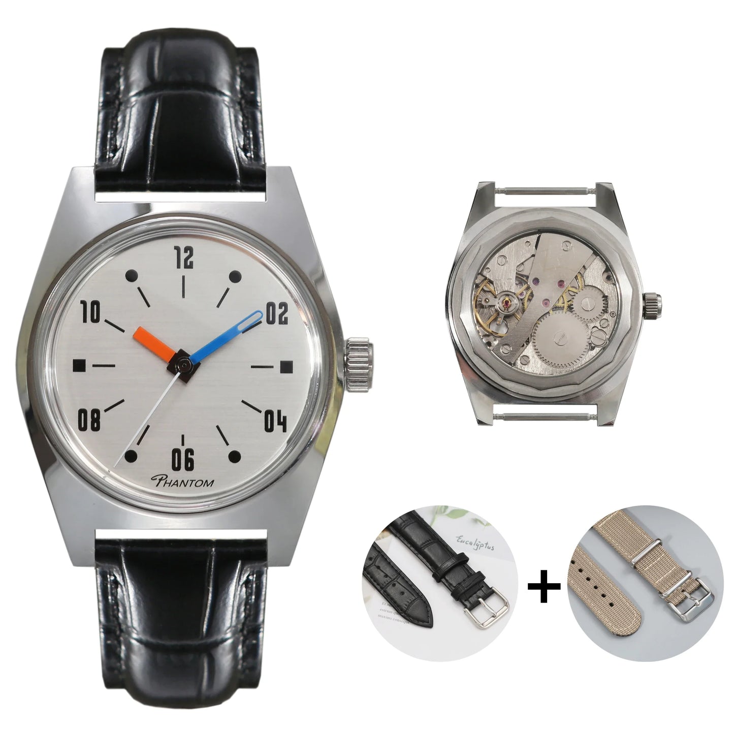 Retro Mechanical Couple Watch
