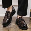 Thick Sole Leather Shoes