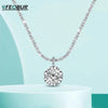 Moissanite Silver Pendant Necklace