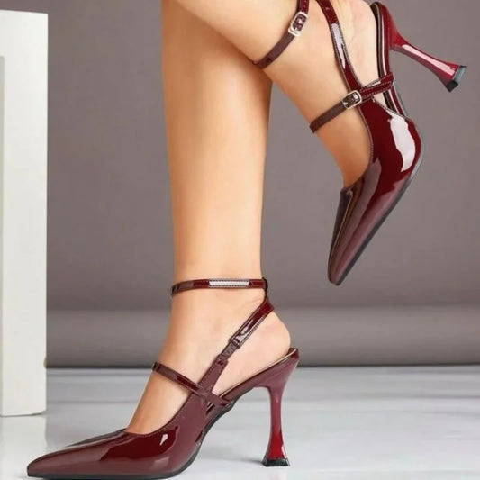 Pointed Toe Stiletto Sandals