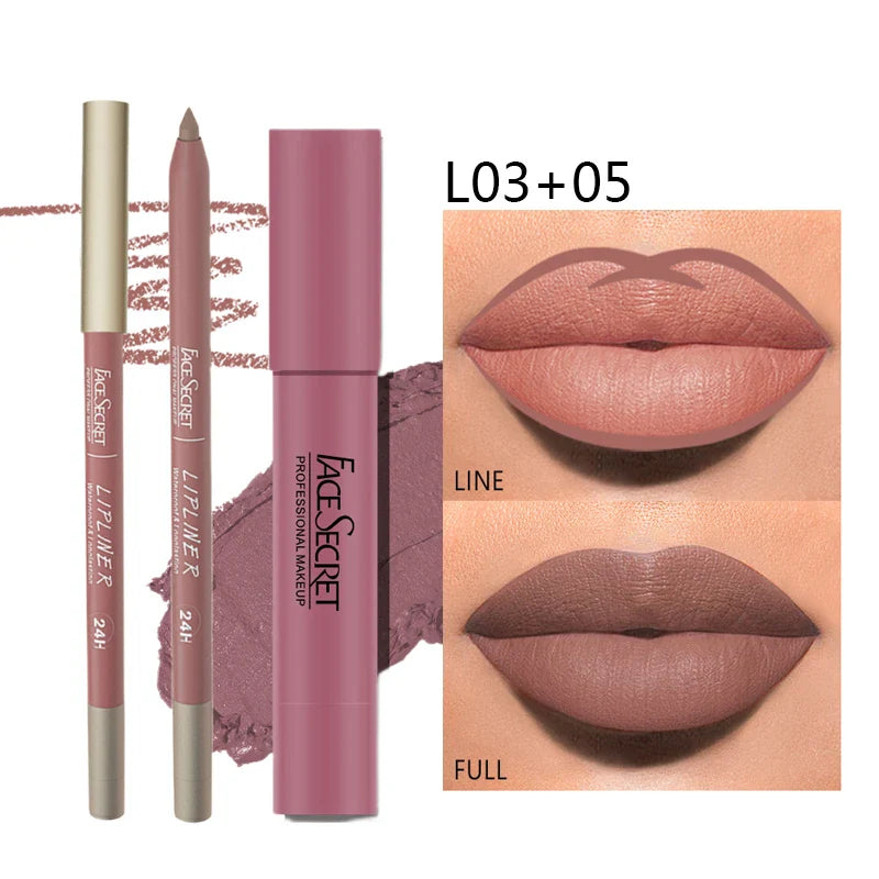 Waterproof Matte Lip Kit