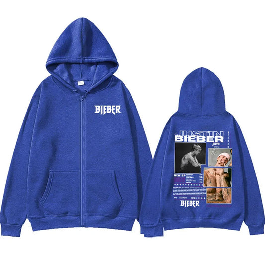 Justin Bieber Zip Hoodie