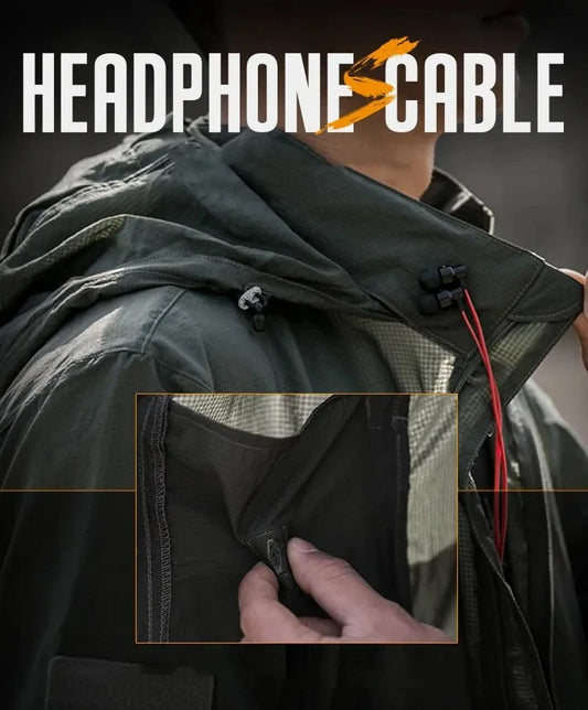 Lightweight Tactical Hooded Jacket