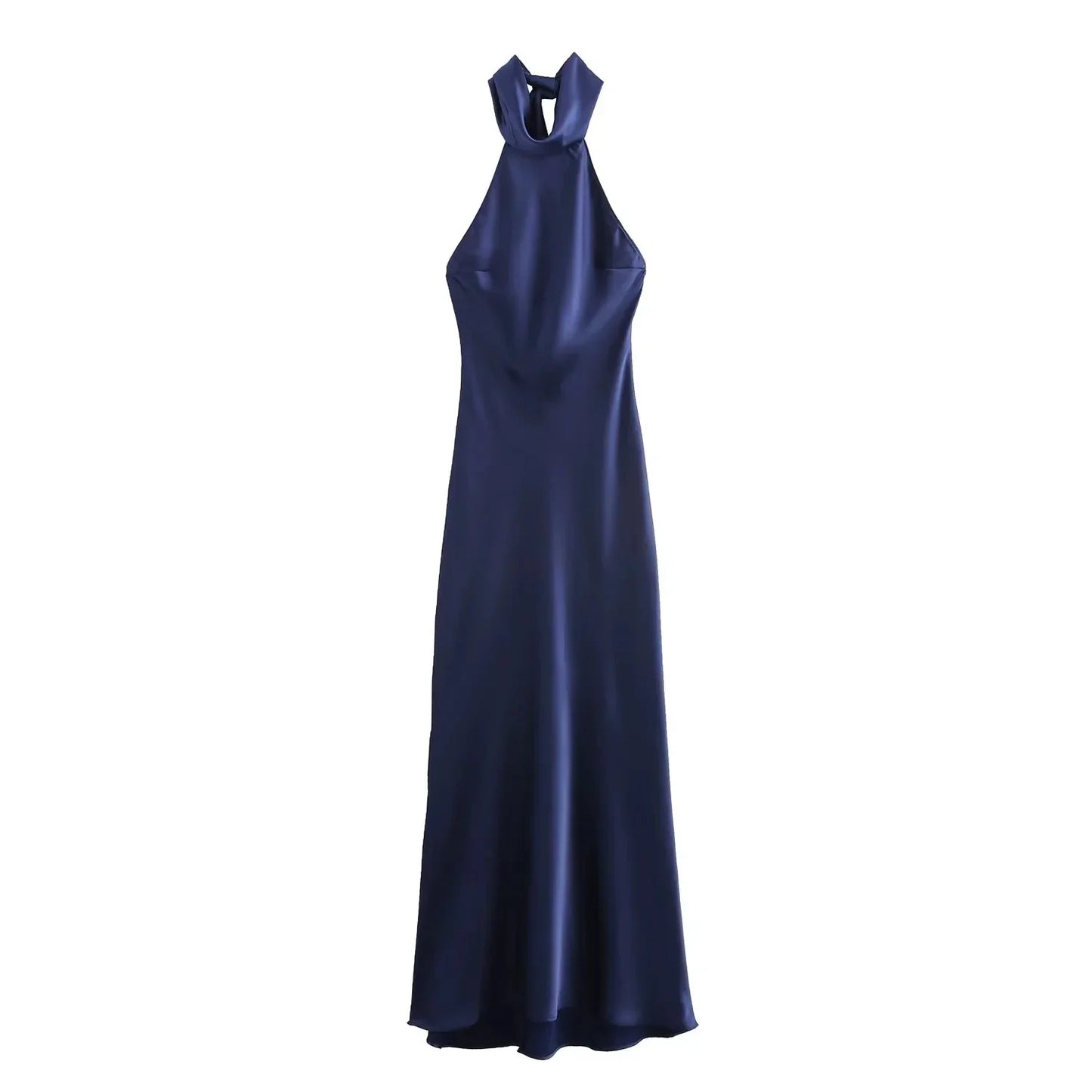 Elegant Halter Backless Dress