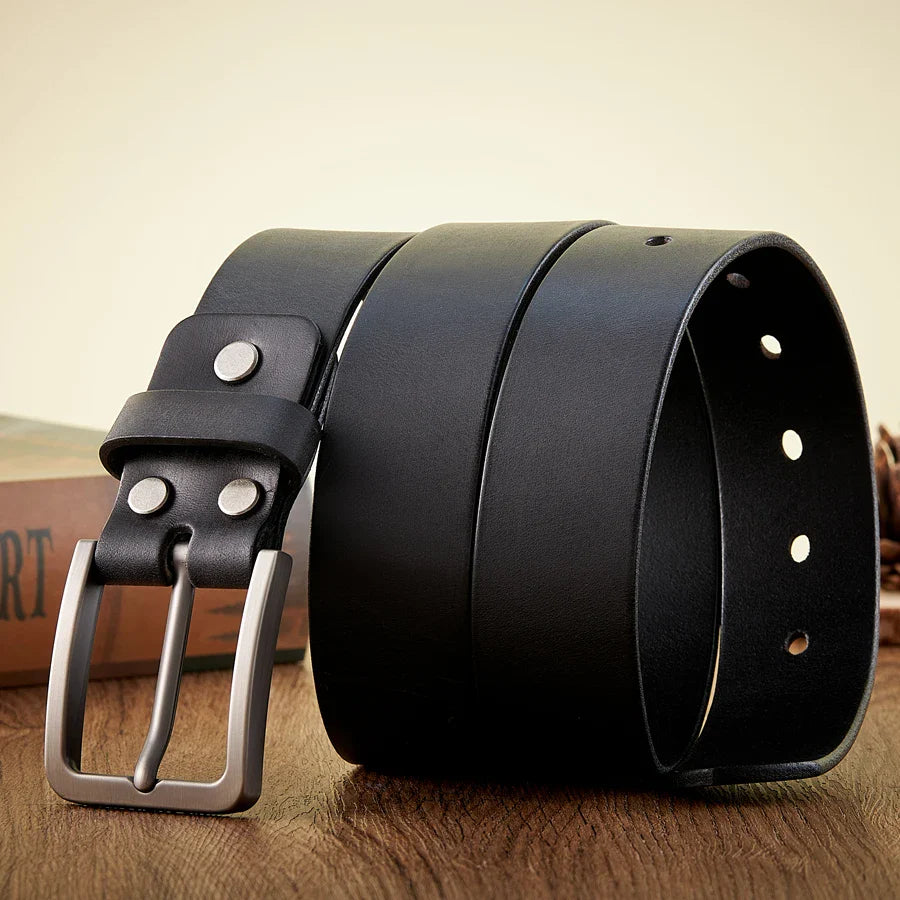 Classic Cowhide Leather Belt