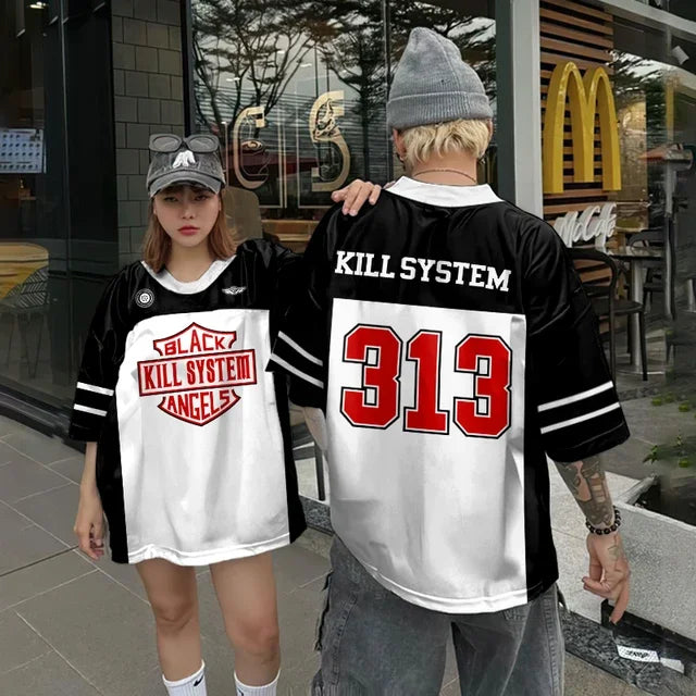 Casual Oversized Hip Hop Tee