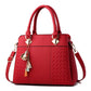 Tassel Leather Tote Bag