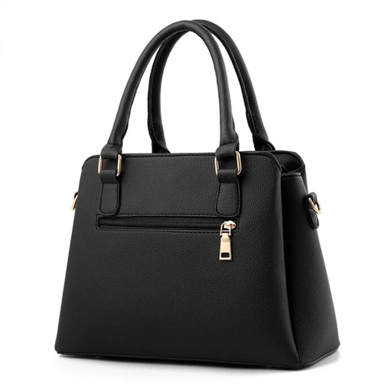 Tassel Leather Tote Bag