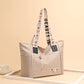 Floral Embroidered Tote Bag