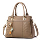 Tassel Leather Tote Bag