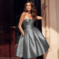 Vintage Satin Prom Dress