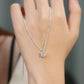 Moissanite Silver Pendant Necklace