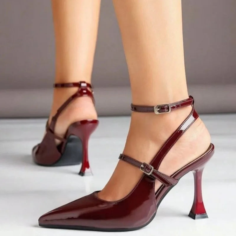 Pointed Toe Stiletto Sandals