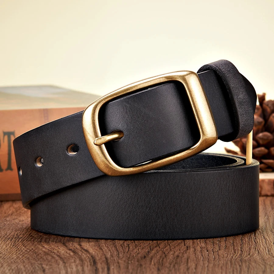 Genuine Leather Cowboy Belt