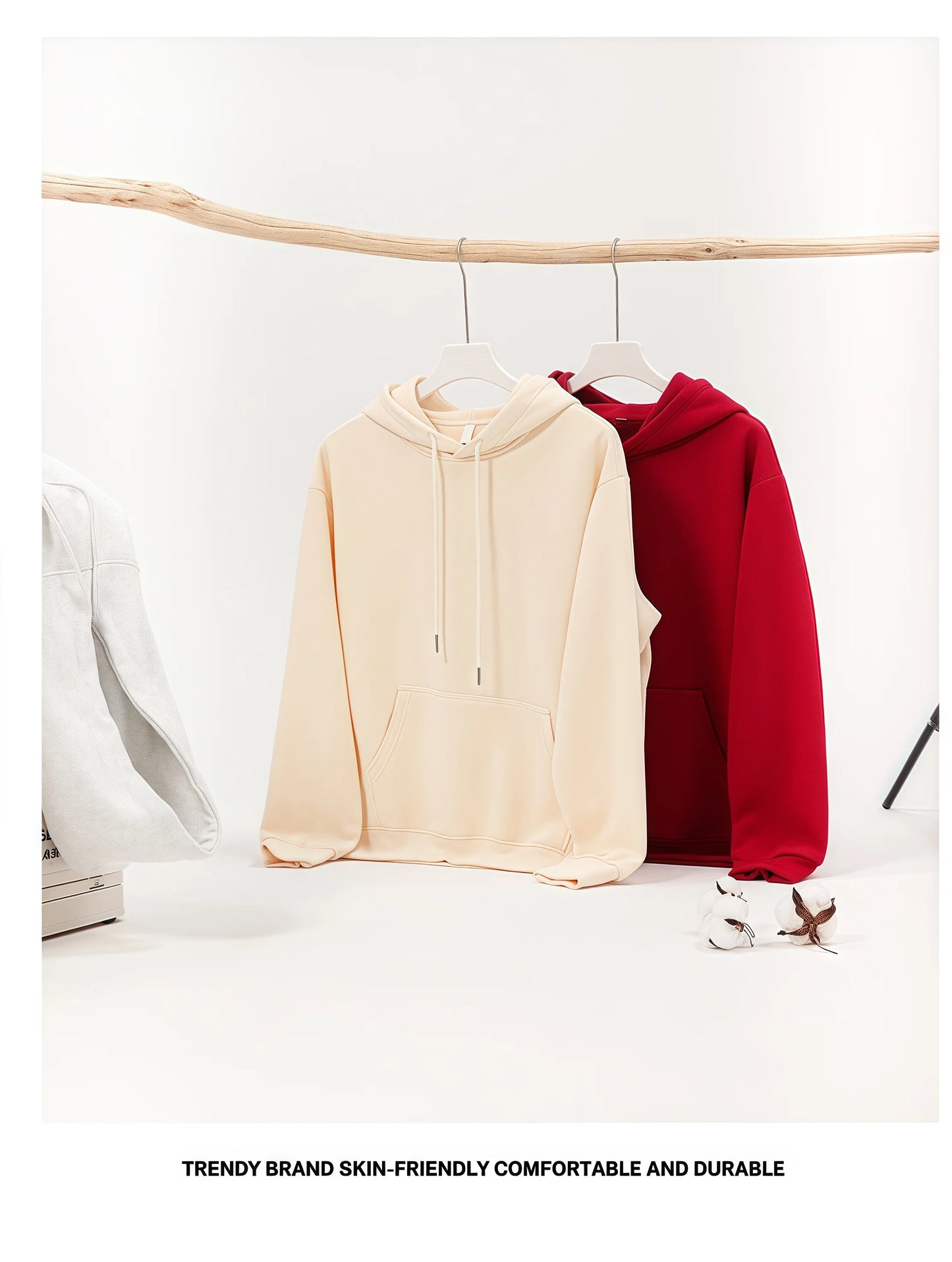 Oversized Fleece Hoodie Sweatshirt
