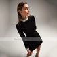 Velvet Pearl Cocktail Dress