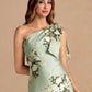 Floral Embroidered Mermaid Dress