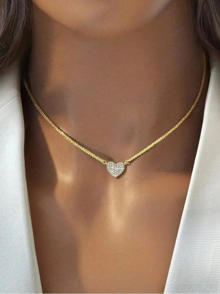 Sterling Silver Heart Necklace