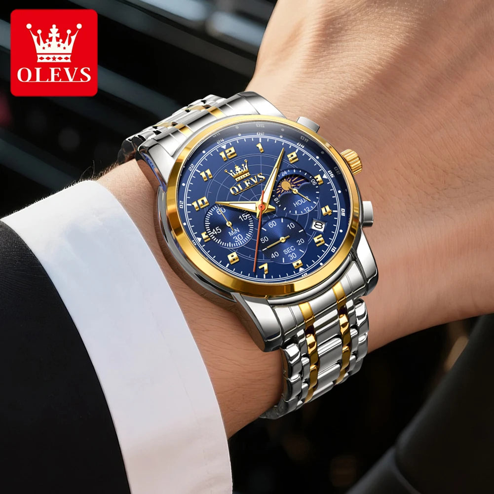 OLEVS Moon Phase Watch