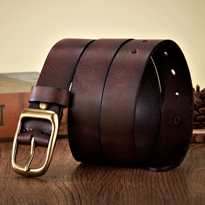 Genuine Leather Cowboy Belt