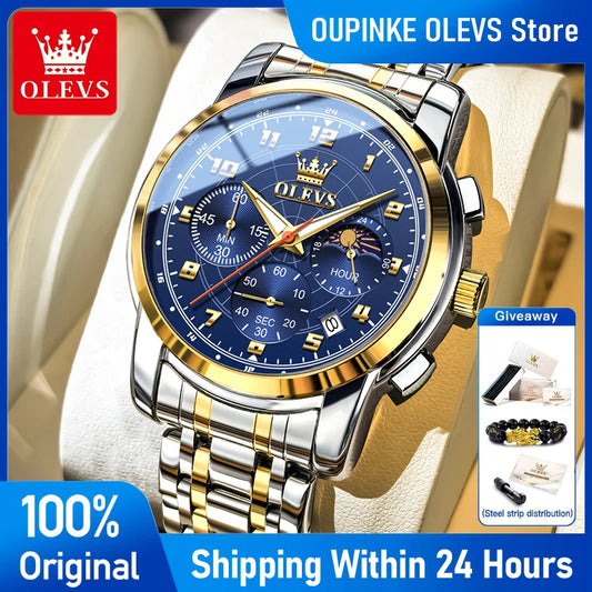 OLEVS Moon Phase Watch