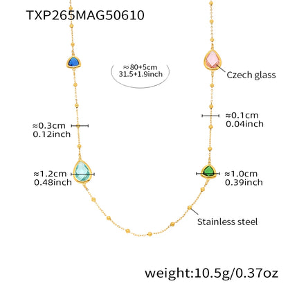 Stainless Steel Drop Necklace