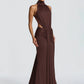 Backless Bodycon Maxi Dress