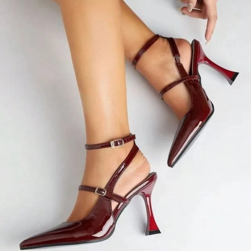 Pointed Toe Stiletto Sandals