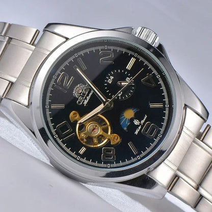Automatic Tourbillon Steel Watch