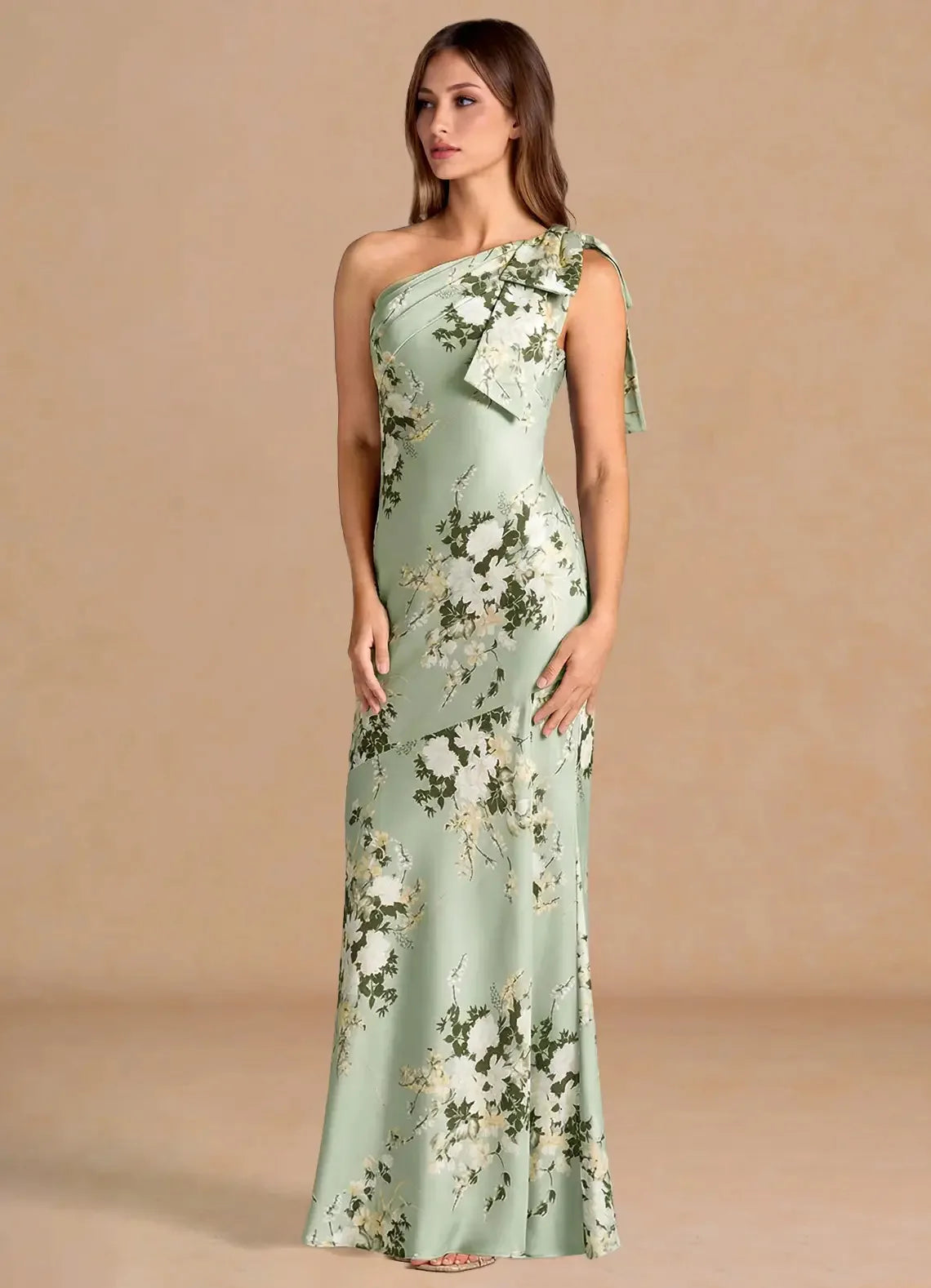 Floral Embroidered Mermaid Dress