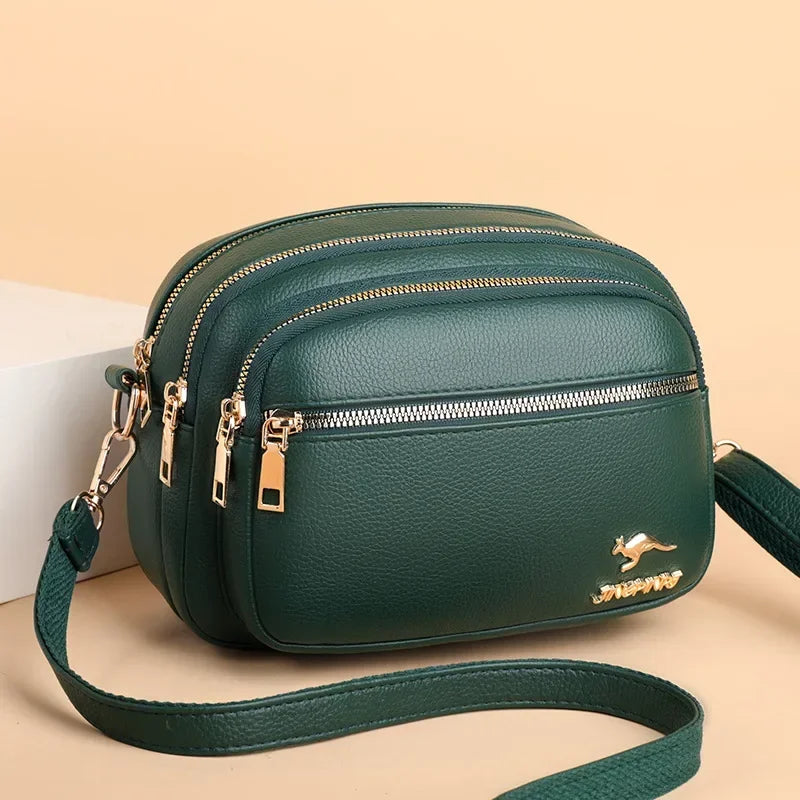 Soft Leather Messenger Bag