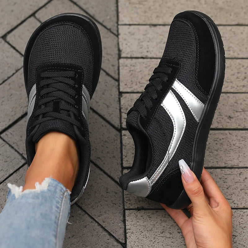 Wide Toe Casual Sneakers