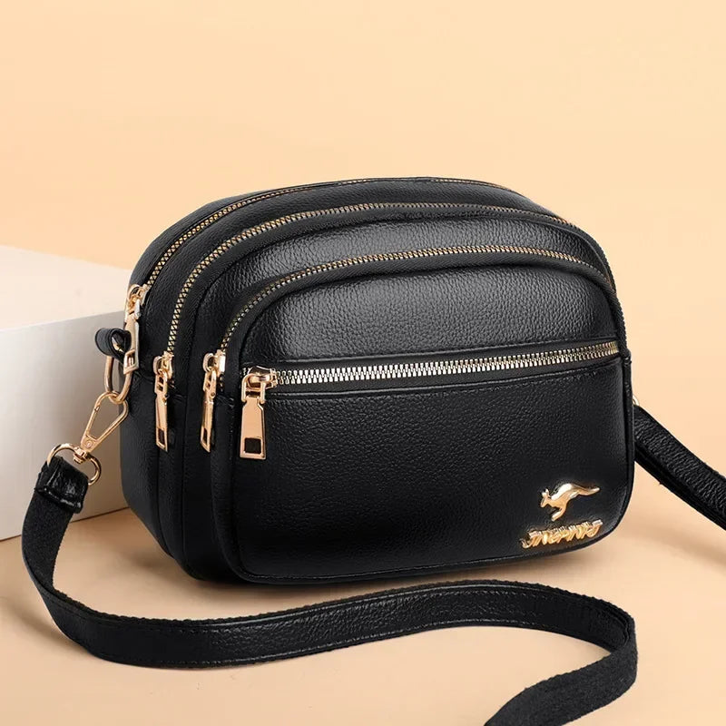 Soft Leather Messenger Bag